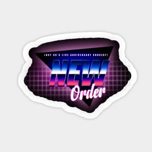 Lost 80'S Live Anniversary Concert 2023 - New Order Sticker